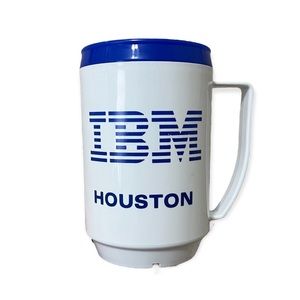 Vintage IBM Houston Plastic Coffee Mug